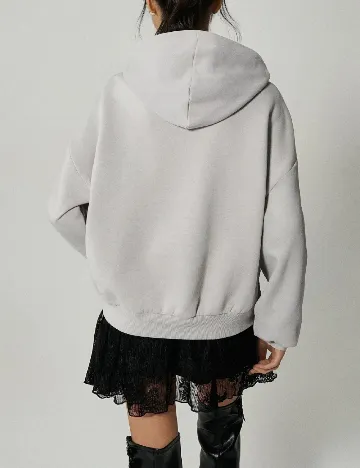 Hanorac Oversize House Brand, gri