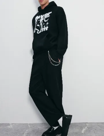 Hanorac House Brand, negru