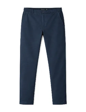 Pantaloni Pull&Bear, bleumarin