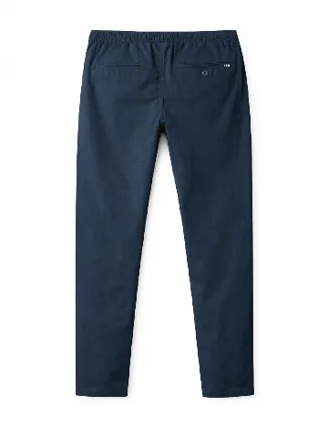 Pantaloni Pull&Bear, bleumarin