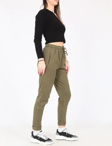 Pantaloni Pull&Bear, verde