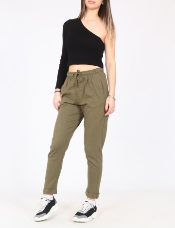 Pantaloni Pull&Bear, verde