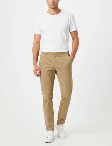 Pantaloni Pull&Bear, maro