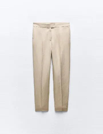 Pantaloni Zara, bej