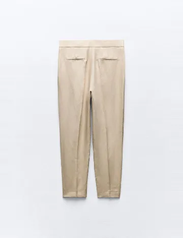 Pantaloni Zara, bej