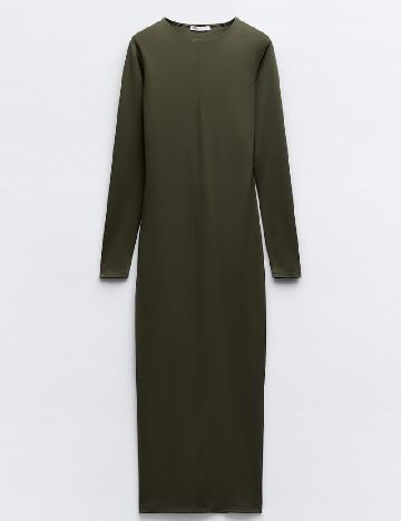 Rochie lunga Zara, verde