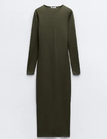 Rochie lunga Zara, verde