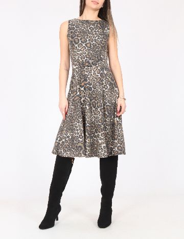 Rochie medie Zara, animal print