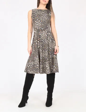 Rochie medie Zara, animal print