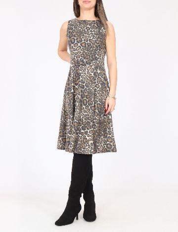 Rochie medie Zara, animal print