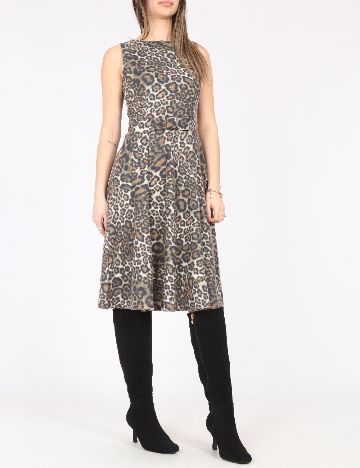 Rochie medie Zara, animal print