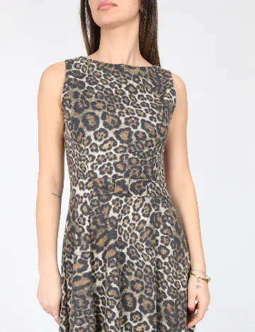 Rochie medie Zara, animal print