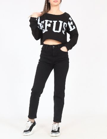 Bluza Bershka, negru