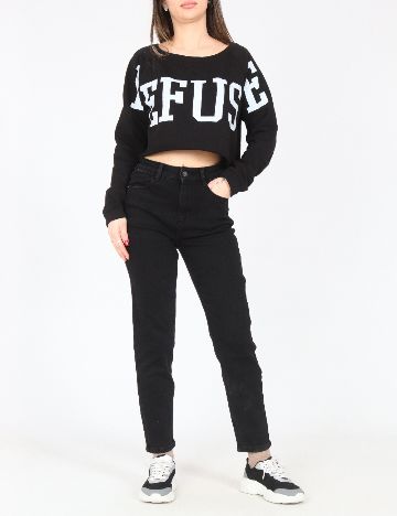 Bluza Bershka, negru