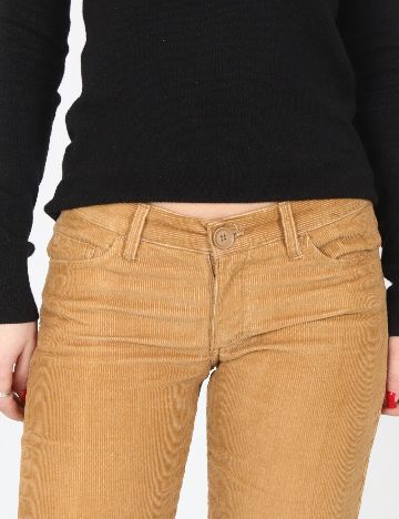 Pantaloni Zara, maro