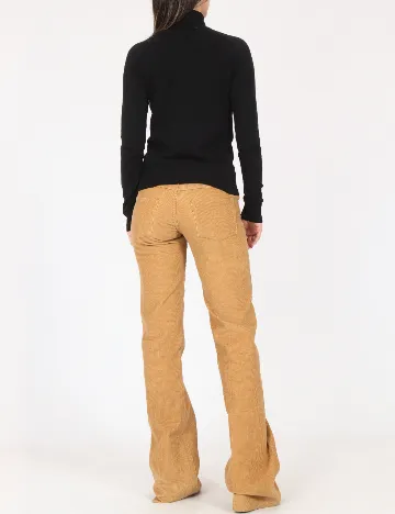 Pantaloni Zara, maro