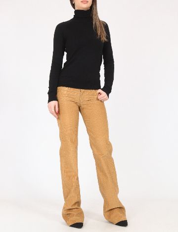 Pantaloni Zara, maro