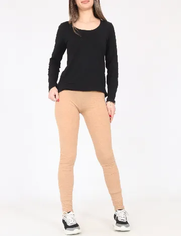 Colanti Bershka, maro deschis