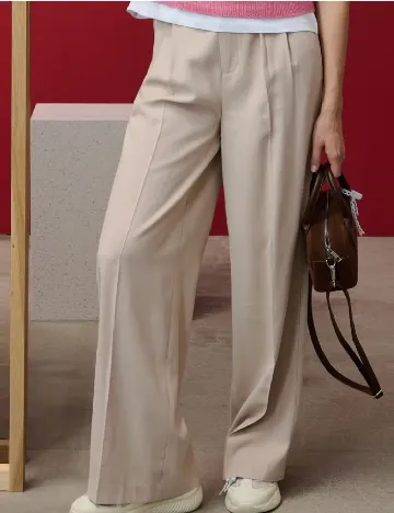 Pantaloni Sinsay, crem