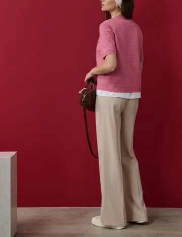 Pantaloni Sinsay, crem