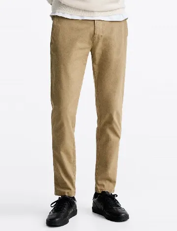 Pantaloni Zara, kaki