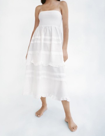 Rochie Zara, alb, S
