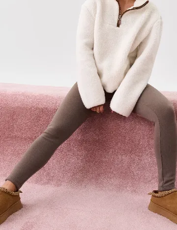 Colanti termici Sinsay, maro