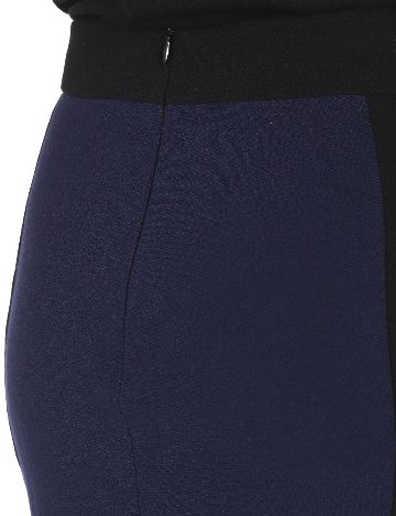 Fusta Zara, negru/bleumarin