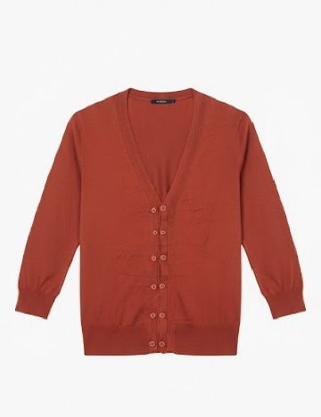 Cardigan Zara, caramiziu