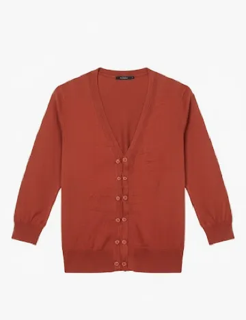 Cardigan Zara, caramiziu