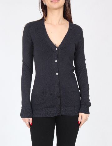 Cardigan Zara, gri inchis