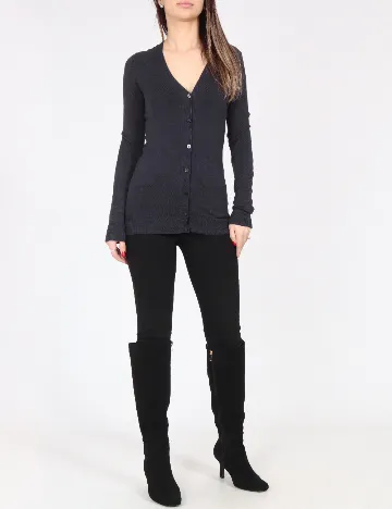 Cardigan Zara, gri inchis