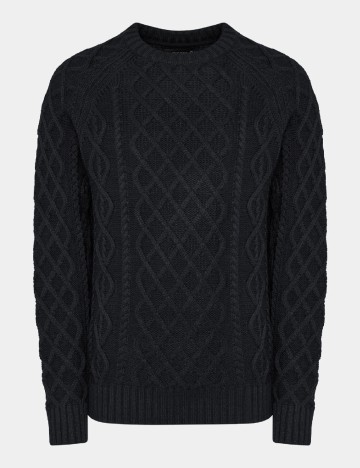 Pulover INDICODE, negru