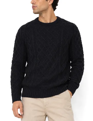 Pulover INDICODE, negru
