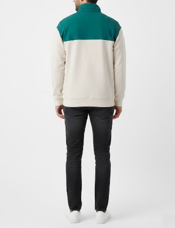 Jacheta Zara, verde/ecru