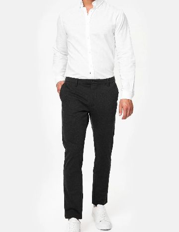 Pantaloni INDICODE, gri inchis