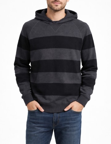 Hanorac Zara, gri/negru