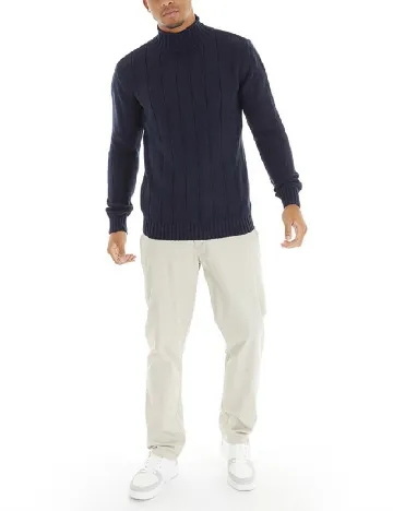 Pulover MO, bleumarin