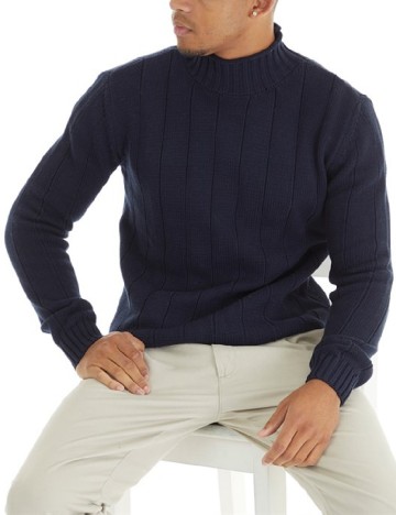 Pulover MO, bleumarin