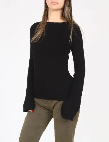 Bluza Bershka, negru