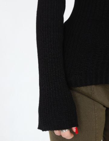 Bluza Bershka, negru