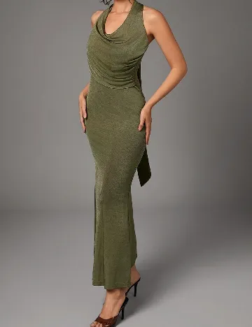 Rochie lunga SHEIN, verde