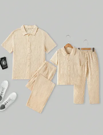 Compleu Shein Kids, crem