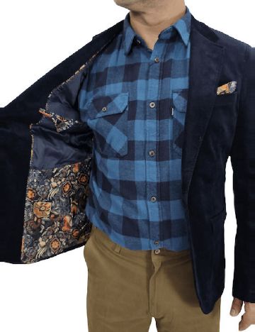 Sacou Jeff Urban Tailoring, bleumarin inchis