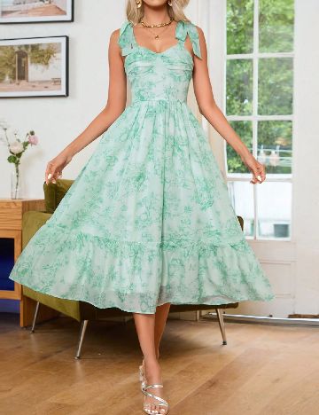 Rochie medie SHEIN, verde