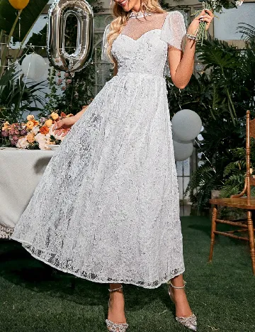 Rochie lunga SHEIN, alb