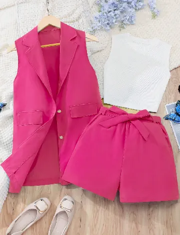 Compleu Shein Kids, roz