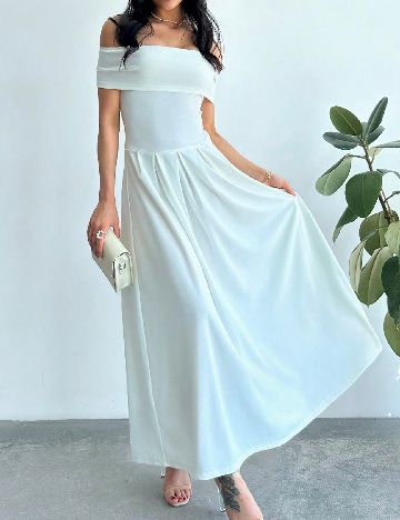 Rochie lunga SHEIN, alb