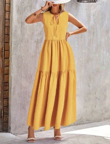 Rochie medie SHEIN, galben