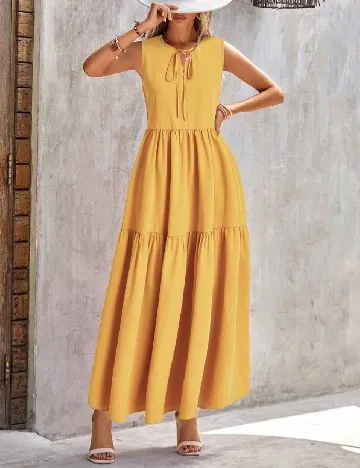 Rochie medie SHEIN, galben